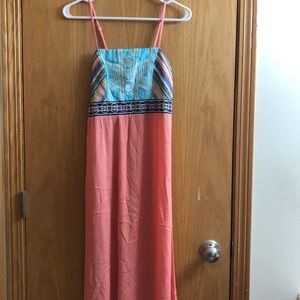 Embroidered Maxi Dress